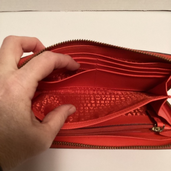 Kate Spade Red Wallet with Cupcake Design - Picture 4 of 9